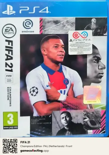 FIFA 21 PlayStation 4, Netherlands box front