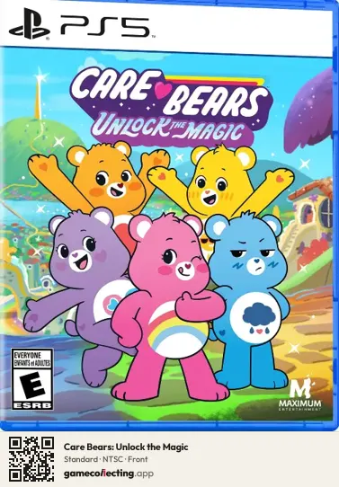Care Bears: Unlock the Magic PlayStation 5, NTSC box front