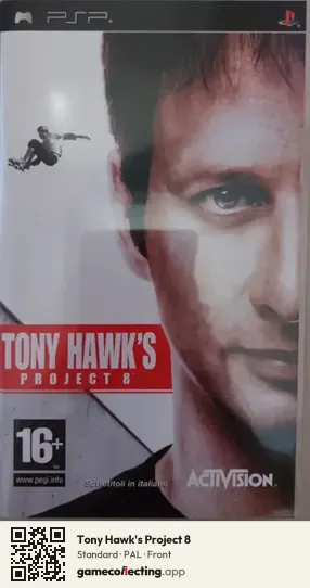 Tony Hawk's Project 8 PlayStation Portable, PAL box front
