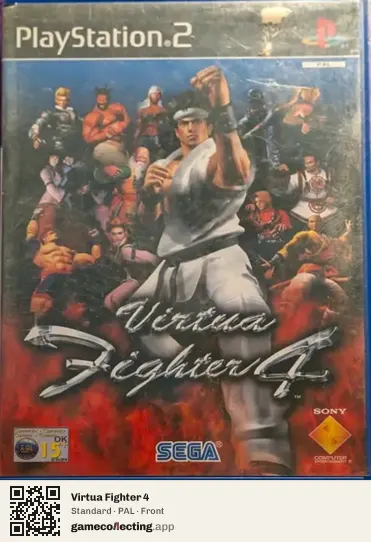 Virtua Fighter 4 PlayStation 2, PAL box front