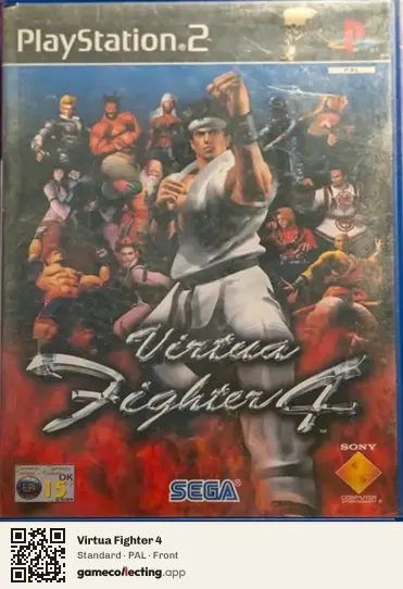 Virtua Fighter 4 PlayStation 2, PAL box front