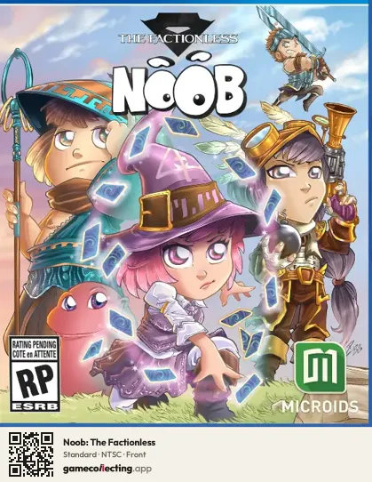 Noob: The Factionless PlayStation 4, NTSC box front