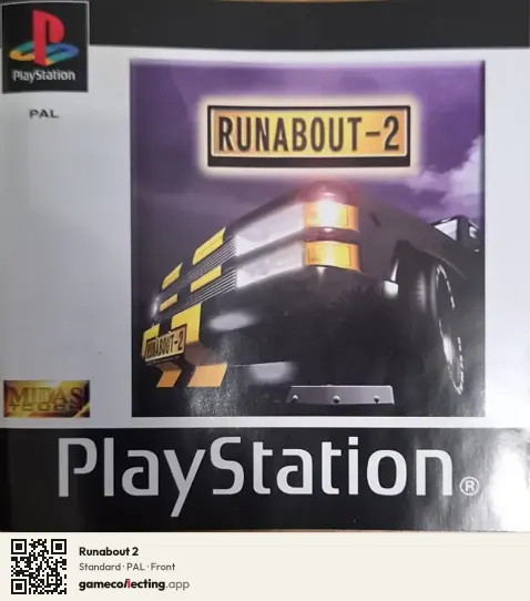 Runabout 2 PlayStation, PAL box front