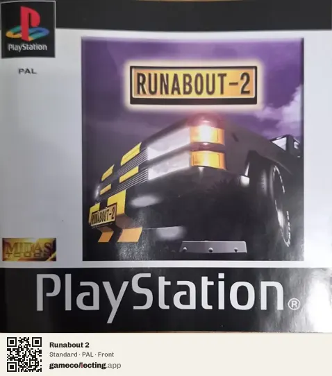 Runabout 2 PlayStation, PAL box front