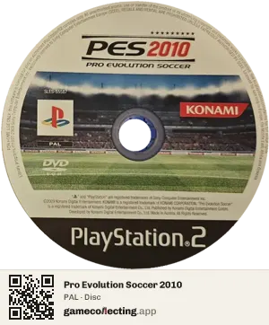 Pro Evolution Soccer 2010 PlayStation 2, PAL disc