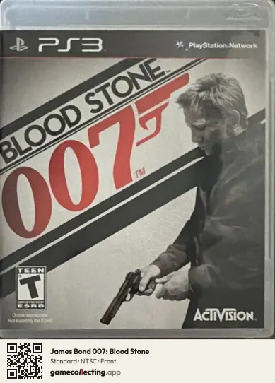 James Bond 007: Blood Stone PlayStation 3, NTSC box front