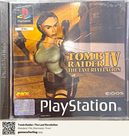 Tomb Raider: The Last Revelation PlayStation, Germany box front