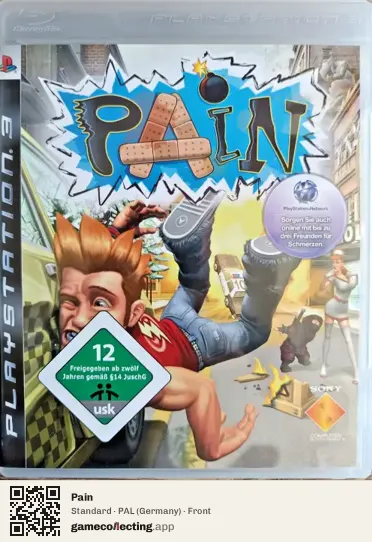 Pain PlayStation 3, Germany box front