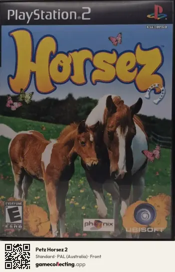 Petz Horsez 2 PlayStation 2, Australia box front
