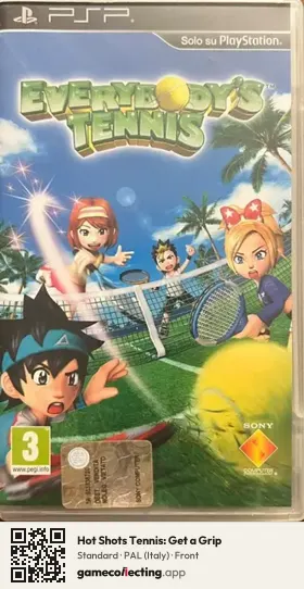 Hot Shots Tennis: Get a Grip PlayStation Portable, Italy box front
