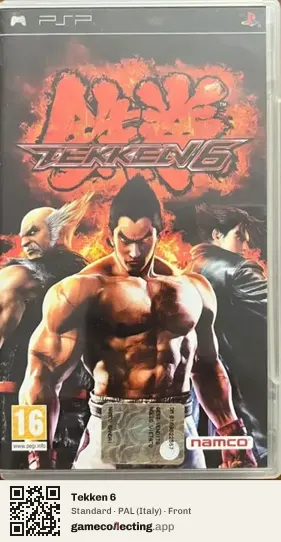Tekken 6 PlayStation Portable, Italy box front