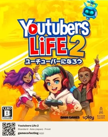 Youtubers Life 2 PlayStation 4, Asia box front