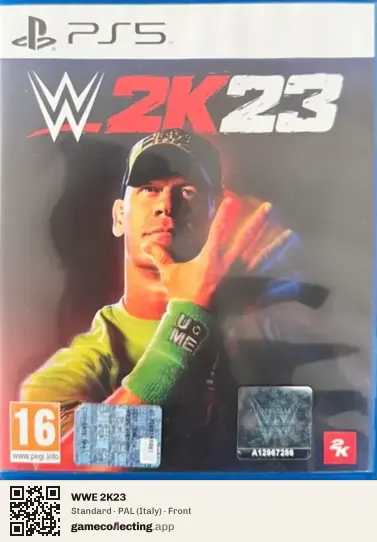 WWE 2K23 PlayStation 5, Italy box front