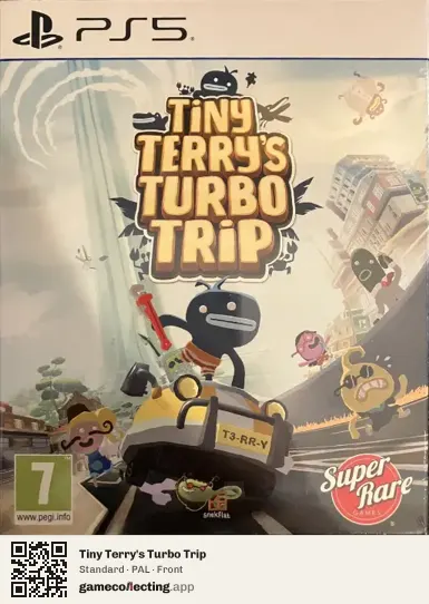 Tiny Terry's Turbo Trip PlayStation 5, PAL box front
