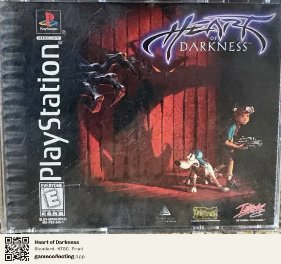 Heart of Darkness PlayStation, NTSC box front