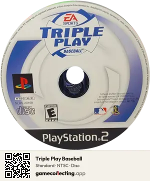 Triple Play Baseball PlayStation 2, NTSC disc
