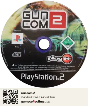 Guncom 2 PlayStation 2, PAL disc