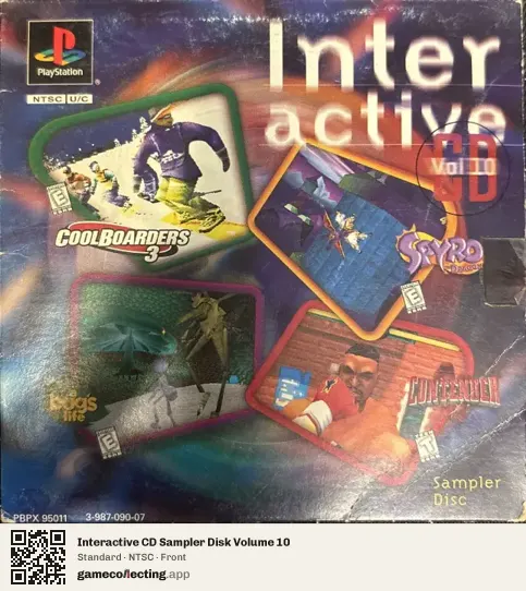Interactive CD Sampler Disk Volume 10 PlayStation, NTSC box front