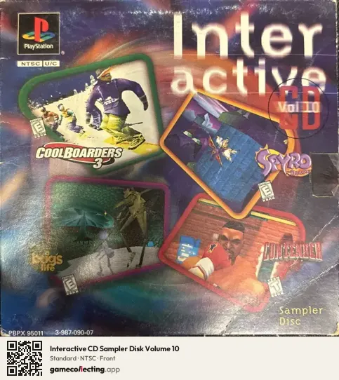 Interactive CD Sampler Disk Volume 10 PlayStation, NTSC box front