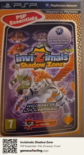 Invizimals: Shadow Zone PlayStation Portable, France box front