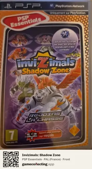 Invizimals: Shadow Zone PlayStation Portable, France box front