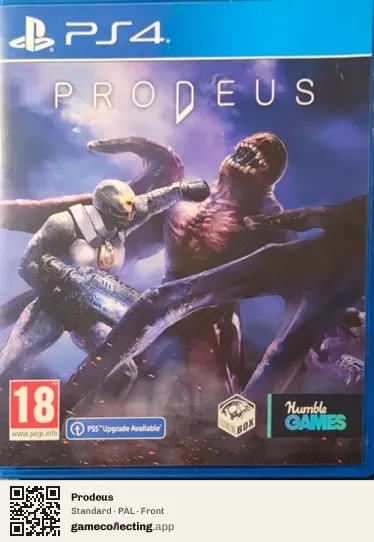 Prodeus PlayStation 4, PAL box front