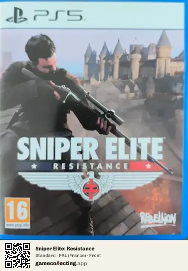 Sniper Elite: Resistance PlayStation 5, France box front