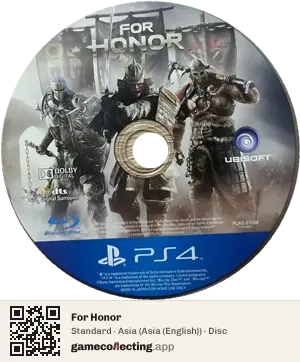 For Honor PlayStation 4, Asia disc