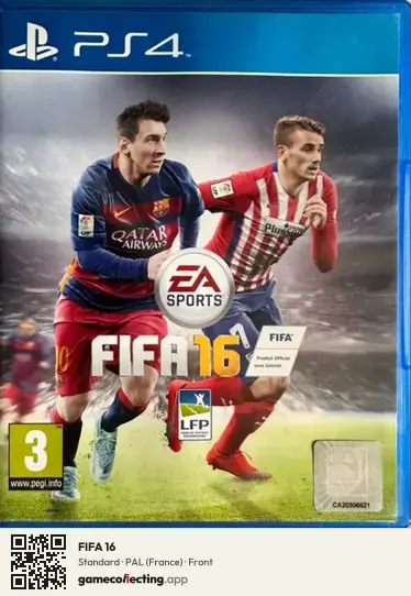 FIFA 16 PlayStation 4, France box front