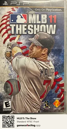 MLB 11: The Show PlayStation Portable, NTSC box front