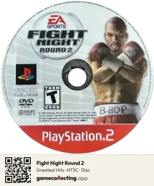 Fight Night Round 2 PlayStation 2, NTSC disc