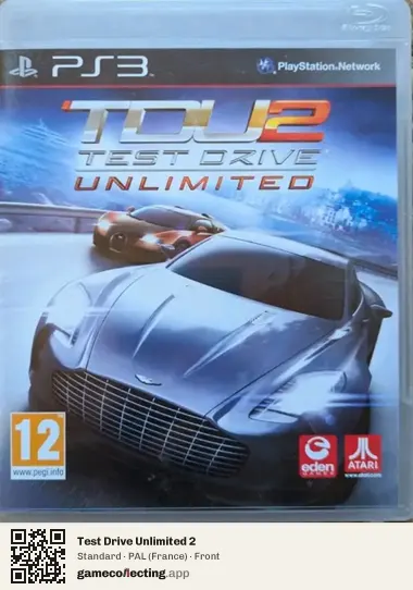 Test Drive Unlimited 2 PlayStation 3, France box front