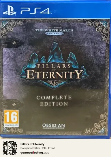 Pillars of Eternity PlayStation 4, PAL box front