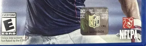 Madden NFL 17, the ESRB box on its front