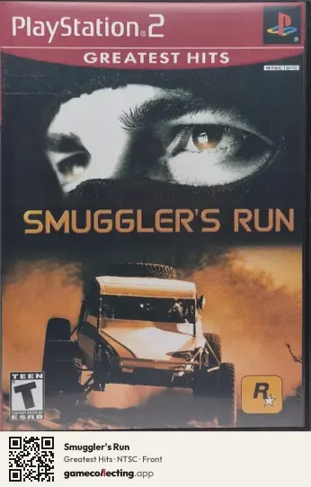 Smuggler's Run PlayStation 2, NTSC box front