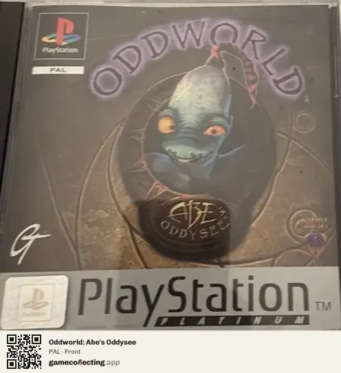 Oddworld: Abe's Oddysee PlayStation, PAL box front