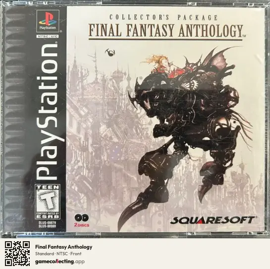 Final Fantasy Anthology PlayStation, NTSC box front