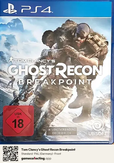 Tom Clancy's Ghost Recon Breakpoint PlayStation 4, Germany box front