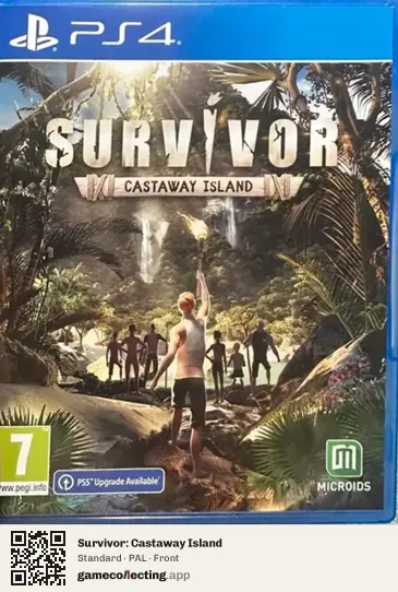 Survivor: Castaway Island PlayStation 4, PAL box front