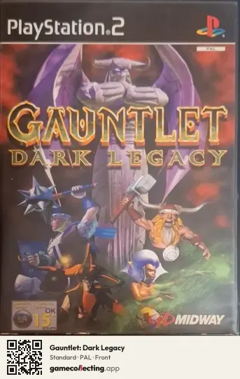 Gauntlet: Dark Legacy PlayStation 2, PAL box front