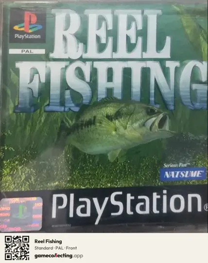 Reel Fishing PlayStation, PAL box front