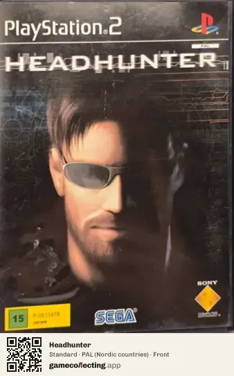 Headhunter PlayStation 2, Nordic countries box front
