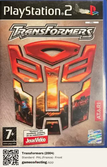 Transformers (2004) PlayStation 2, France box front