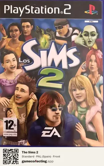The Sims 2 PlayStation 2, Spain box front