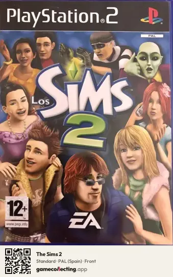 The Sims 2 PlayStation 2, Spain box front