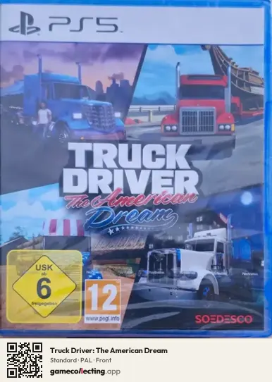 Truck Driver: The American Dream PlayStation 5, PAL box front