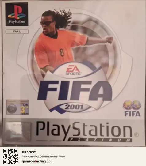 FIFA 2001 PlayStation, Netherlands box front