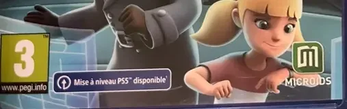 Inspector Gadget: Mad Time Party, the PEGI square on its front