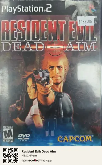 Resident Evil: Dead Aim PlayStation 2, NTSC box front