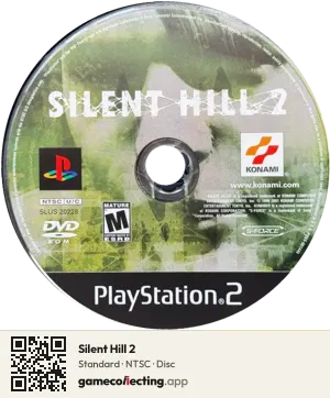 Silent Hill 2 PlayStation 2, NTSC disc